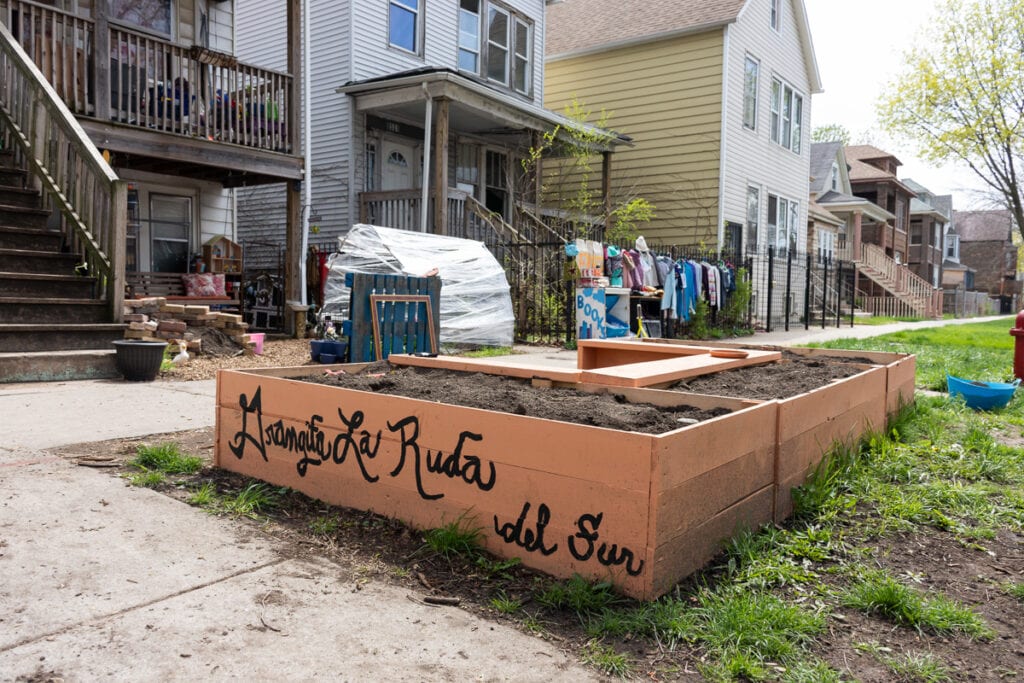 gender-based, violence, domestic, femme, Little Village, Chicago, Pilsen, community, care, protection, survivors, immigrant, strength, safety, food , housing, garden, La Ruda Farm, Femme Defensa