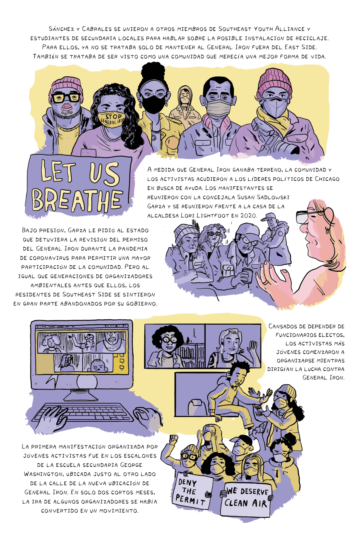 Southeast Side, Chicago, comunidad, latina, racismo, contaminación, industrias, cáncer, medio ambiente, juventud, General Iron, Southeast Youth Alliance