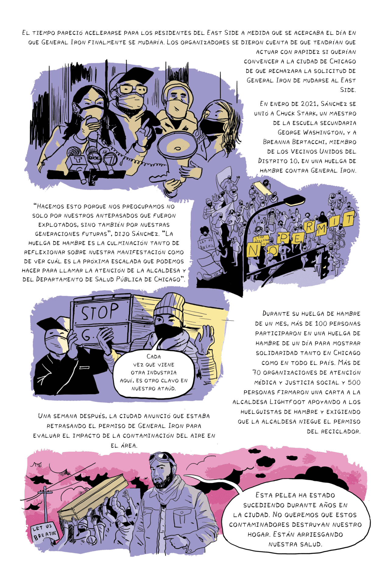 Southeast Side, Chicago, comunidad, latina, racismo, contaminación, industrias, cáncer, medio ambiente, juventud, General Iron, Southeast Youth Alliance