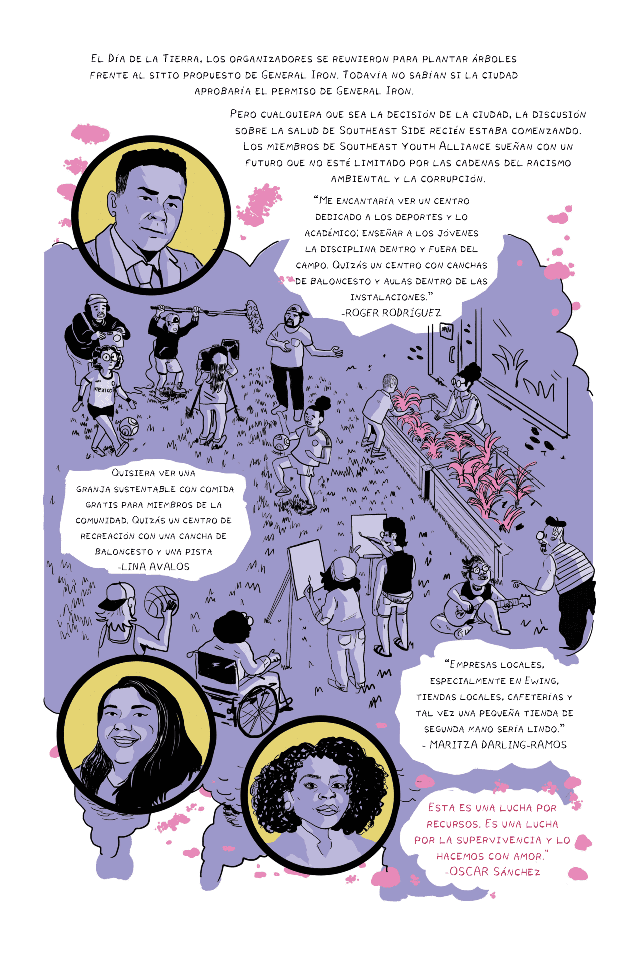 Southeast Side, Chicago, comunidad, latina, racismo, contaminación, industrias, cáncer, medio ambiente, juventud, General Iron, Southeast Youth Alliance