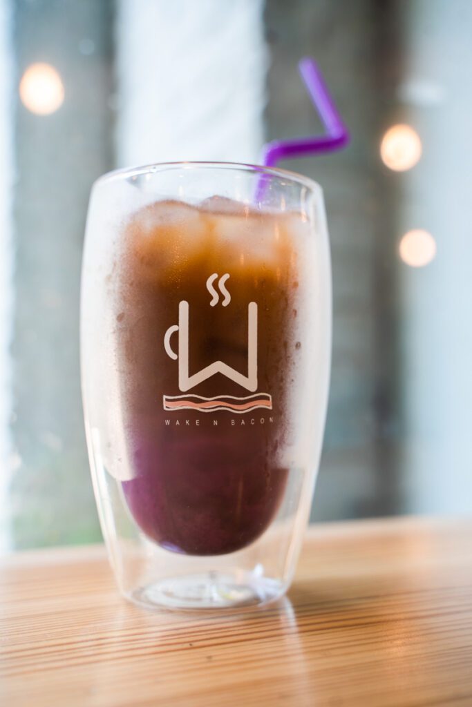 Lakeview, brunch, bacon, breakfast, restaurant, food, immigrant, pandemic, ube, coffee, Wake 'N Bacon, Ayala