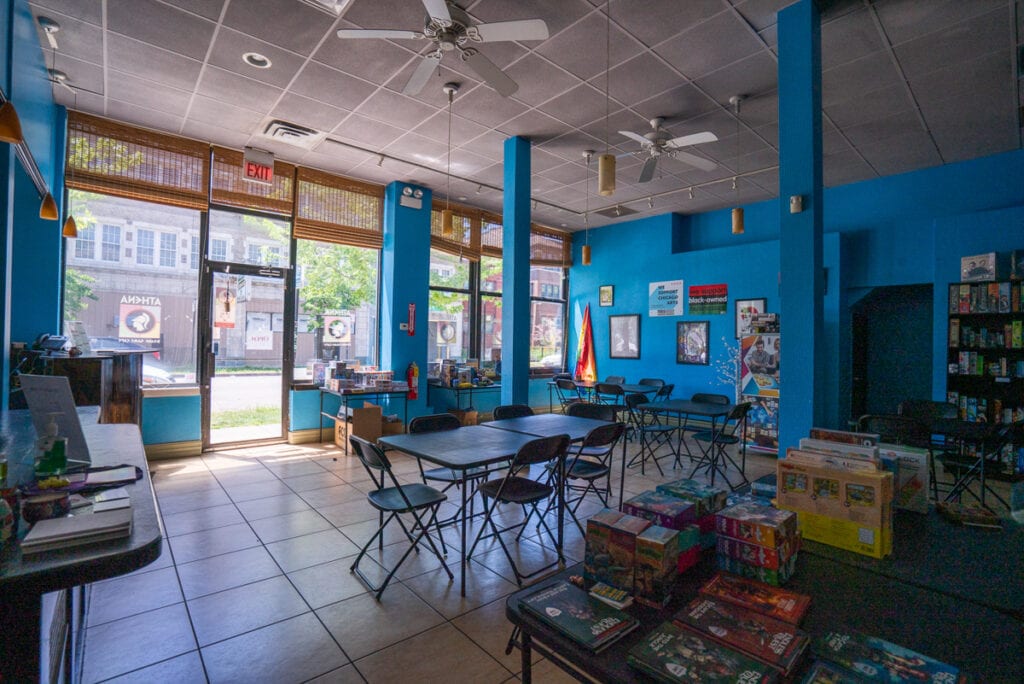 immigrant, restaurant, pandemic, business, board game, Athena, Gonzalez, Rogers Park, Chicago, cafe