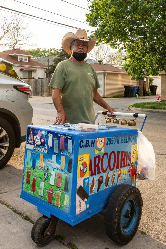 street vendor, Chicago, Northwest, paletas